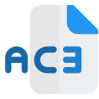 AC3 is a file extension for surround sound audio files used on DVDs format icon