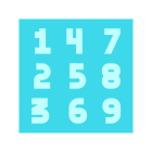 Quadrata di numerologia icon