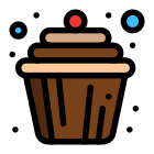 外部松饼咖啡店-flatart-图标-lineal-color-flatarticons-1 icon