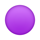 보라색 원 이모티콘 icon