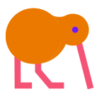 Uccello del kiwi icon