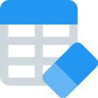 Delete workbook sheet formulae with isolated eraser icon