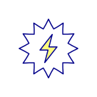 High Voltage Caution icon