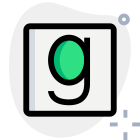 G logotype for goodreads web portal for freely catalogs icon