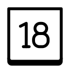 18 icon