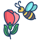 Flower & Honey Bee icon