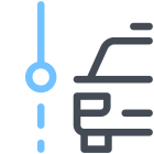 Такси текущая остановка icon