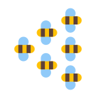 Bienenschwarm icon