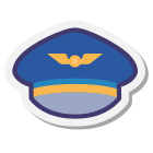 Casquette de pilote de l'air icon