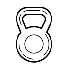 Fitnessstudio-Gewichte icon