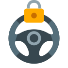Предупреждение о блокировке рулевого управления icon