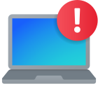Laptop Alert icon