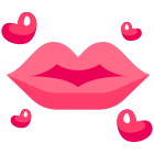 Kiss love icon