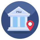 Bank Location icon