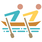 外部划船夏季字形色度-amoghdesign icon
