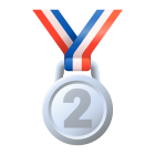 Emoji medaglia 2° posto icon