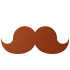 Moustache anglaise icon