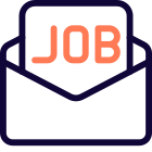 Invitation letter for new job seekers candidate selection icon