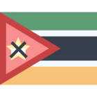 Drapeau mozambicain icon