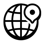 Localização mundial icon