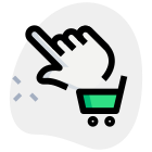 Buy online with single touch access on a device icon