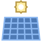 Panel solar icon