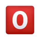 O-Knopf-Blutgruppen-Emoji icon