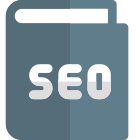 Book or guide on seo reserach program icon