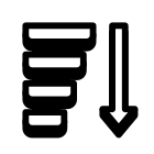 Descending Sorting icon