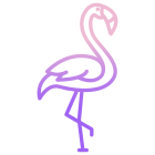 Flamant rose icon