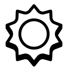 Sun icon