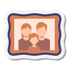 Old-Fashioned Family Photo icon