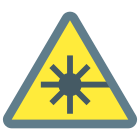 Gefahr durch Laserstrahlen icon