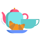 Tea With Croissants icon