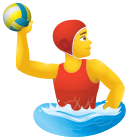 Mann, der Wasserpolo spielt icon