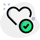 스마트폰으로 기록된 외부 심박수-검증됨-투표-녹색-탈-revivo icon