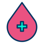 sangue-esterno-carità-kiranshastry-colore-lineare-kiranshastry icon