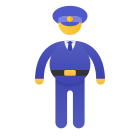 Policial gordo icon