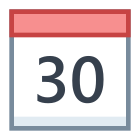 Kalender 30 icon