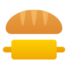 빵과 롤링 핀 icon