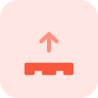 Pallet up indication for material handling instruction icon