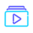 Lista de reproducción de vídeos icon