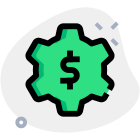 Finance and money setting with dollar sign icon