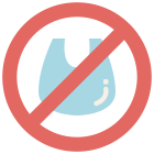 No Plastic Bags icon