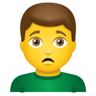 Man Frowning icon