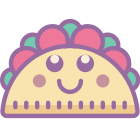 Taco Kawaii icon