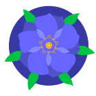 Blue Flower icon