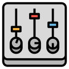 Vertikale Einstellungen Mixer icon