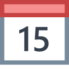 Calendrier 15 icon