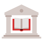 costruzione di biblioteche icon